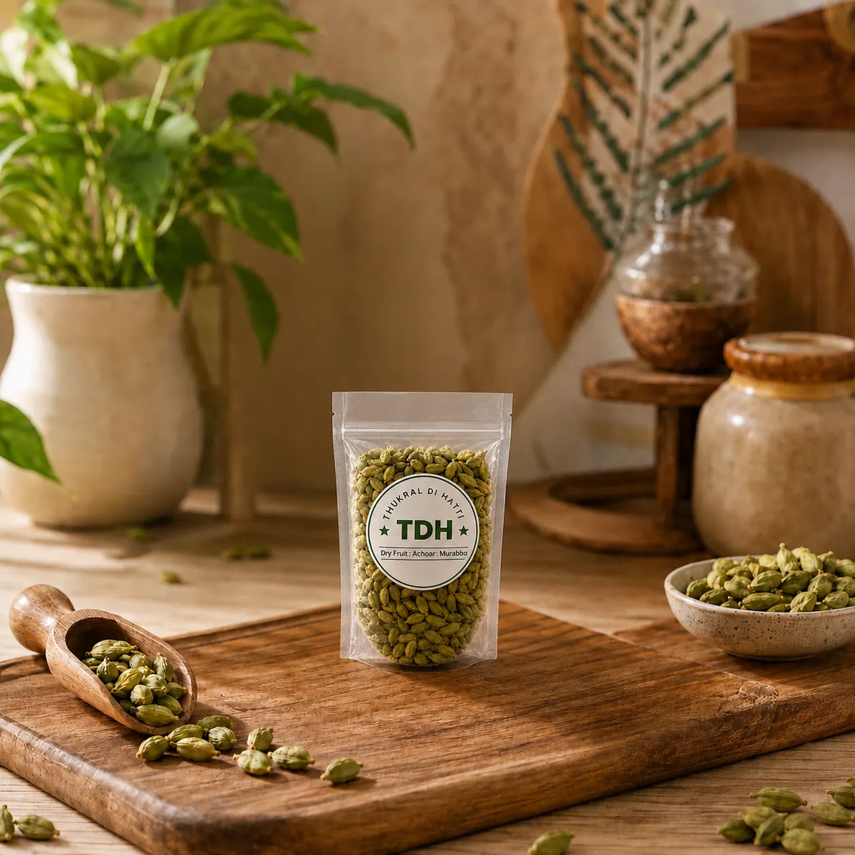 Hari Elaichi (Cardamom)
