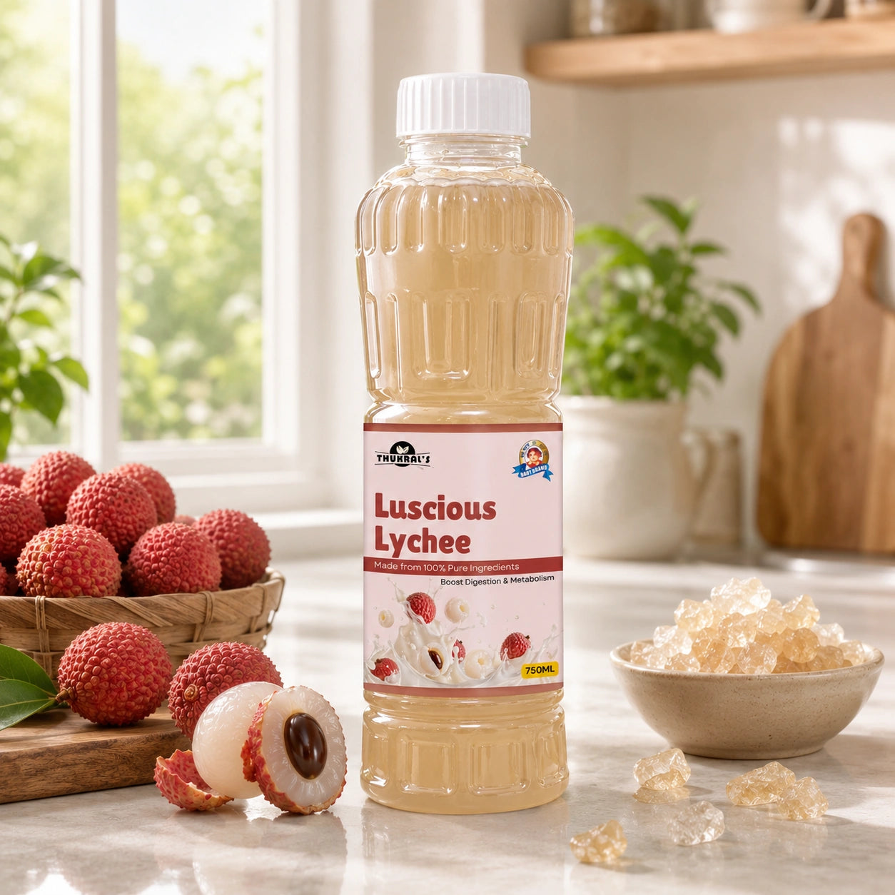 Misty Litchi Sharbat