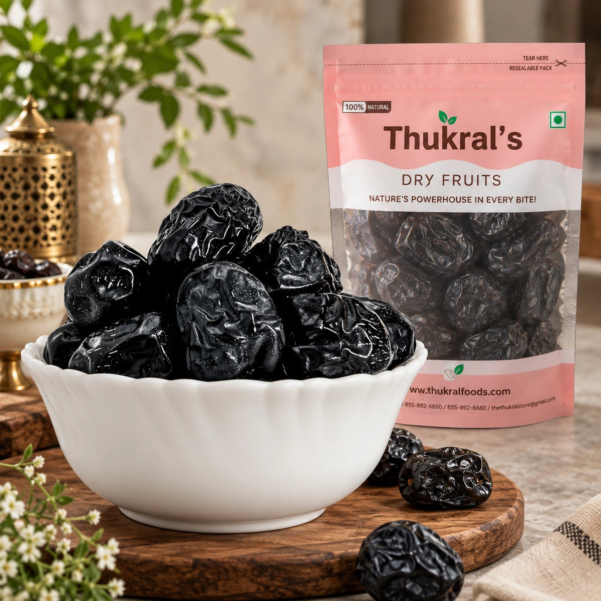 Ajwa Dates (Bold), Thukral Foods