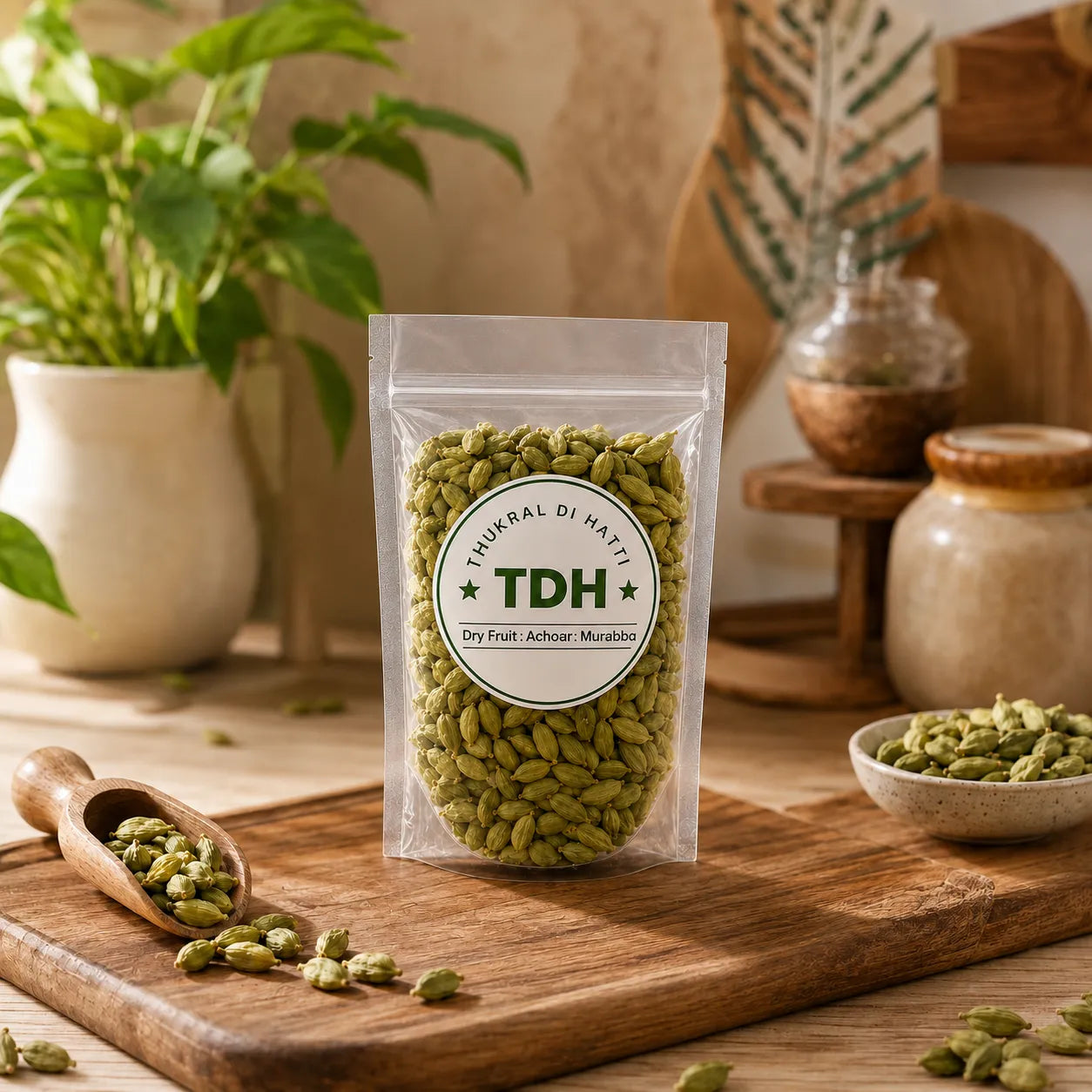 Hari Elaichi (Cardamom)