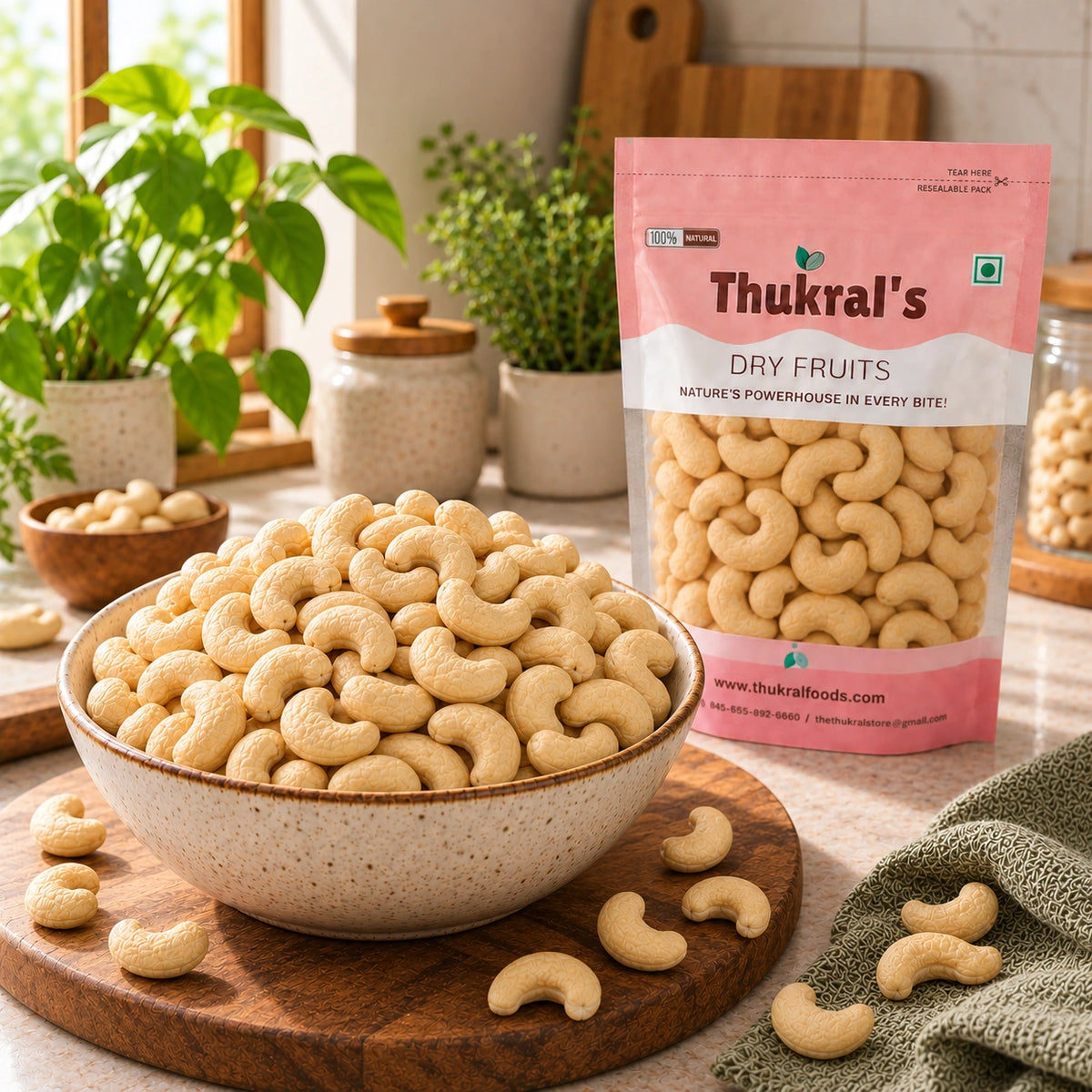 Cashew Nuts XL (210n), Thukral Foods