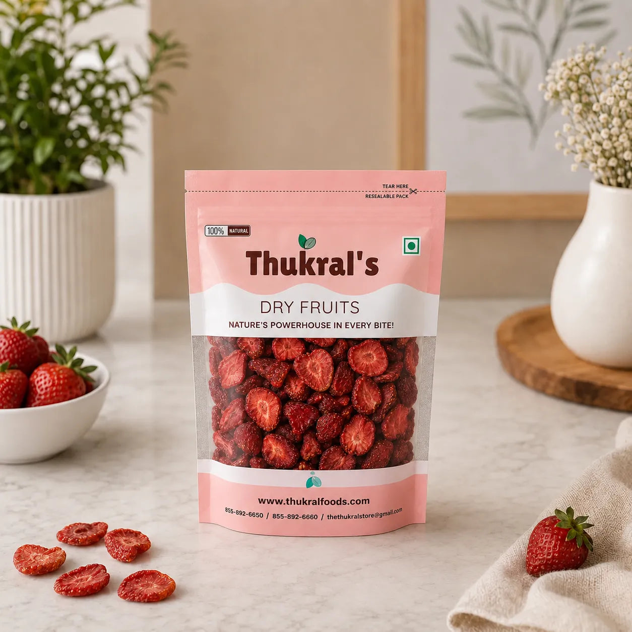 Dried Strawberries