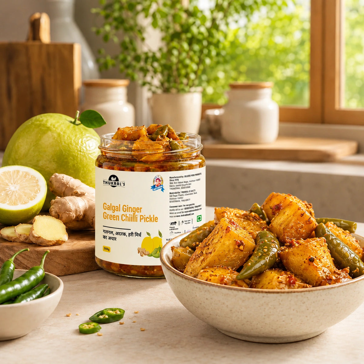 Galgal Adrak Pickle, Thukral Foods