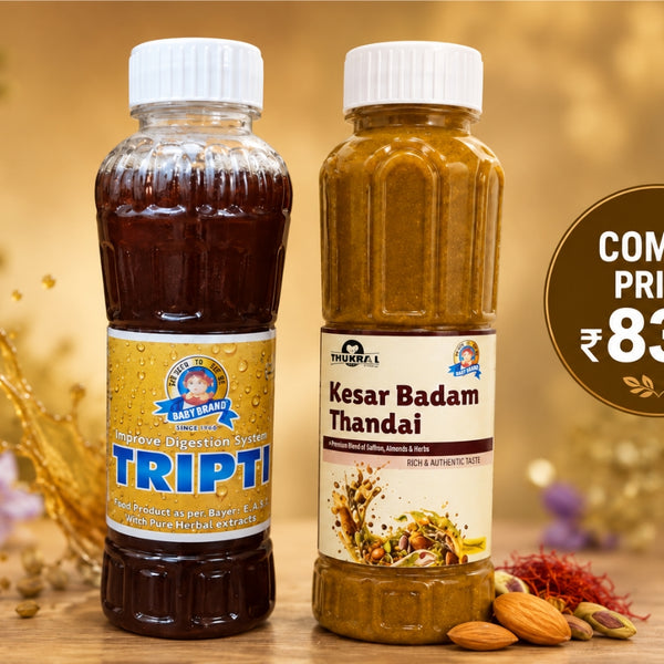 Kesariya Badam Thandai and Tripti Sharbat Combo, Thukral Foods