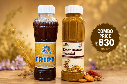 Kesariya Badam Thandai and Tripti Sharbat Combo