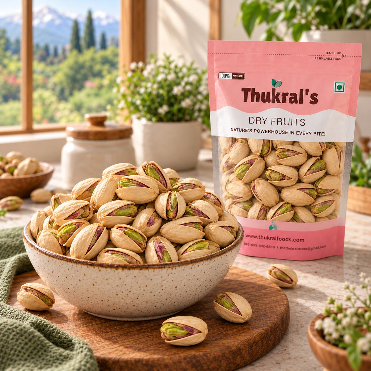 Pistachios, Roasted (Premium), Thukral Foods