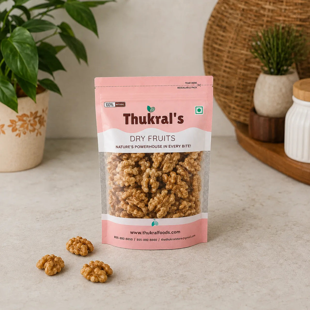 Walnut Kernels (Akhrot Giri Tukda)