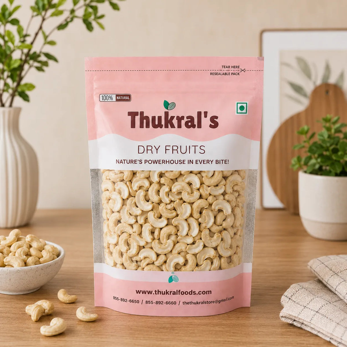 Cashew Nuts Split (Kaju Tukda)