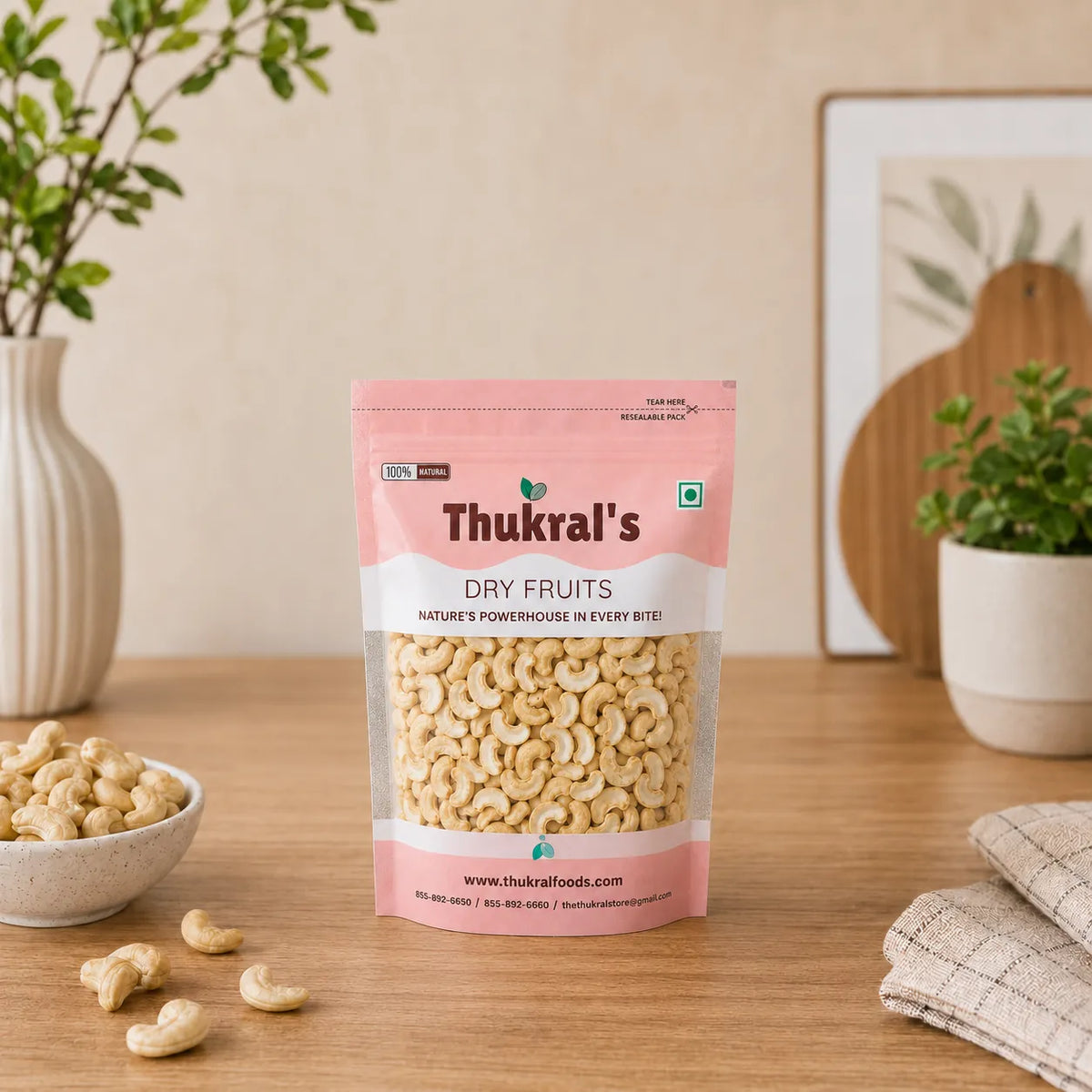 Cashew Nuts Split (Kaju Tukda)