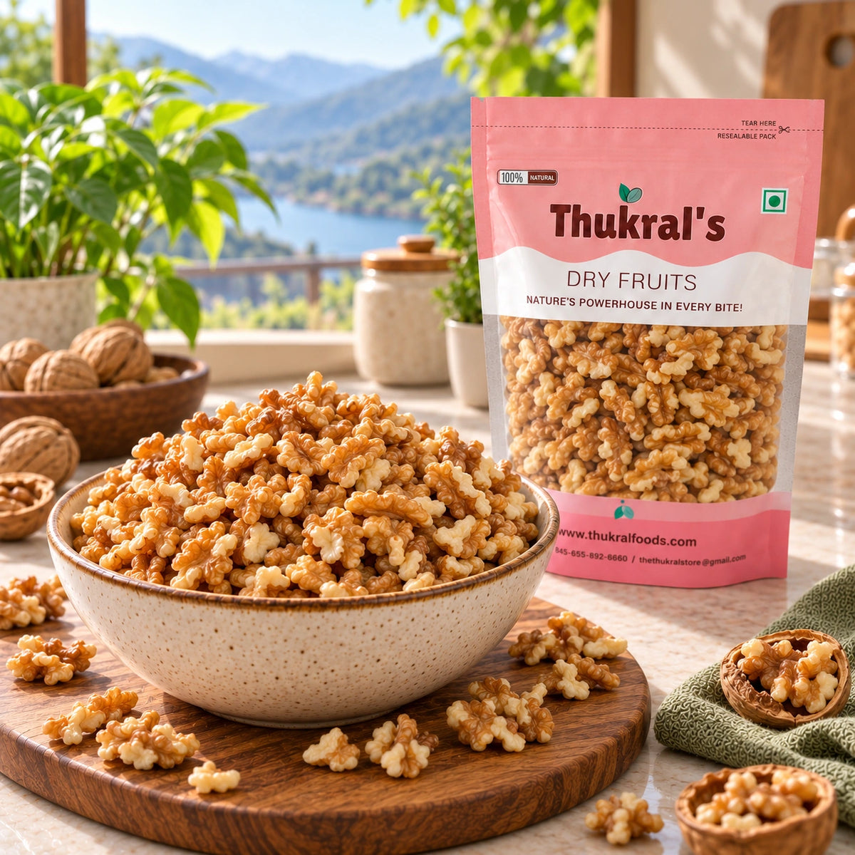 Walnut Kernels (Akhrot Giri Tukda), Thukral Foods