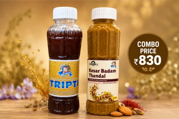 kesariya-badam-thandai-&-tripti-sharbat-combo Kesariya Badam Thandai & Tripti Sharbat Combo